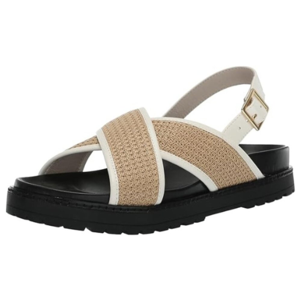 Sanctuary Women's Freedom Sandal Size 5.5M NATURAL/MILK